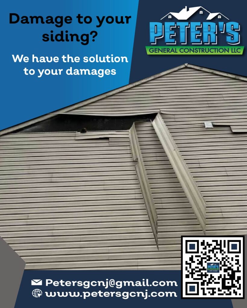 Vinyl Siding Repairs Peter's General Construction
