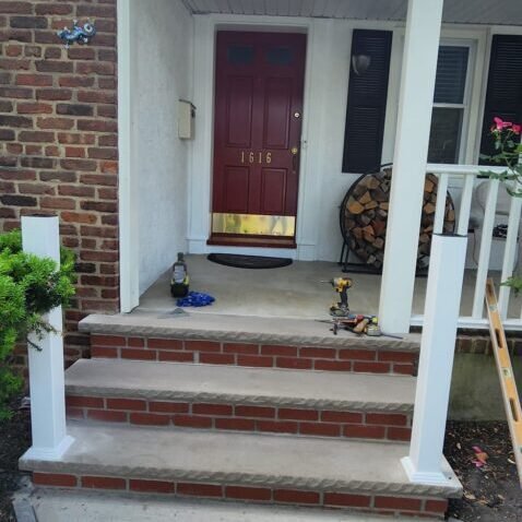 stair-concrete-replace-railing-scotch-plains-nj-front-during